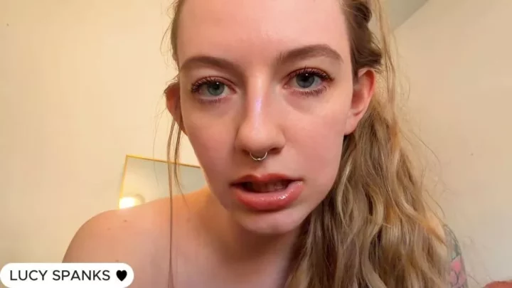 Lucy Spanks – Face Joi 2 Blue Eyes Femdom