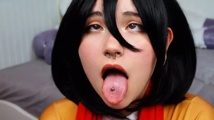 Screenshot 2 from Charlotte Darling – Ahegao Mikasa Breathplay Joi Game