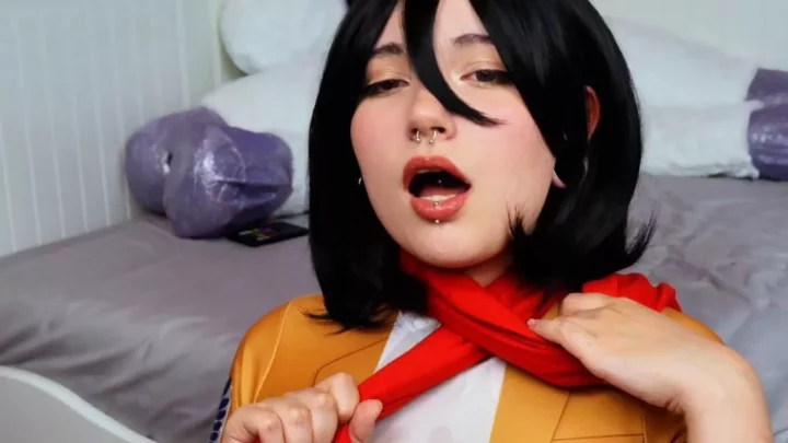 Screenshot 4 from Charlotte Darling – Ahegao Mikasa Breathplay Joi Game