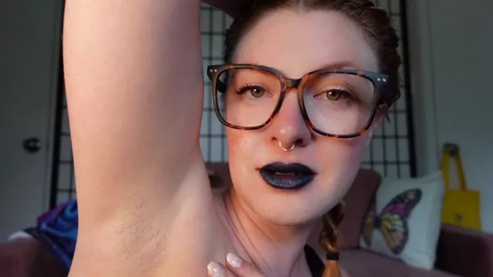 Screenshot 1 from Itskinkerbell – Goth Classmate Pits And Feet Bullying Joi