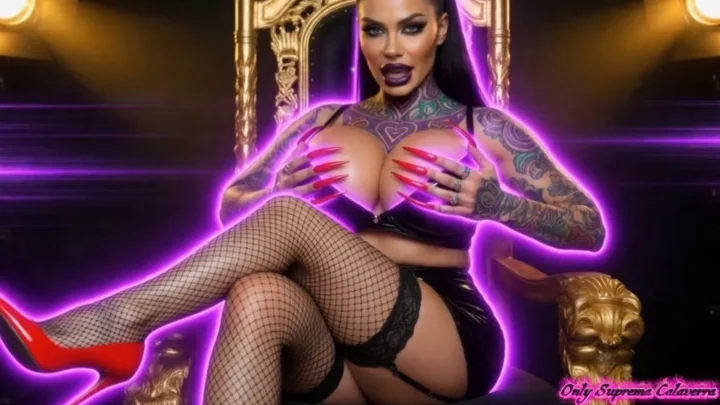 Screenshot 4 from Mistress Misha Goldy – My Screen Devours You Again. My Claws Destroy You Again