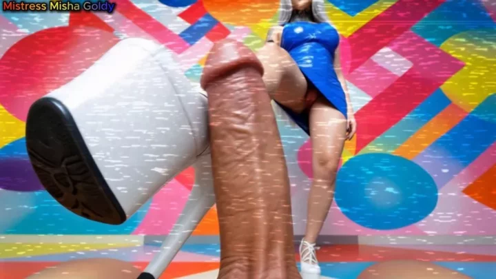 Screenshot 2 from Mistress Misha Goldy – My Bull Fucks Me You Just Leak