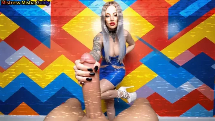 Screenshot 4 from Mistress Misha Goldy – My Bull Fucks Me You Just Leak