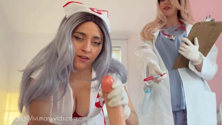 Kim And Vivi – Clumsy Nurses First Semen Extraction