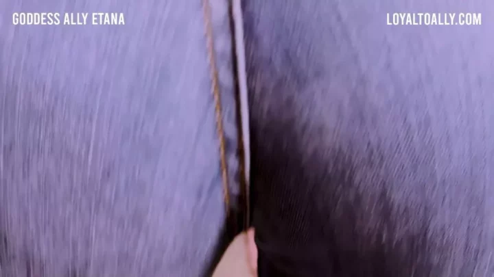 Screenshot 4 from Goddess Ally Etana – Rough Denim Facesitting